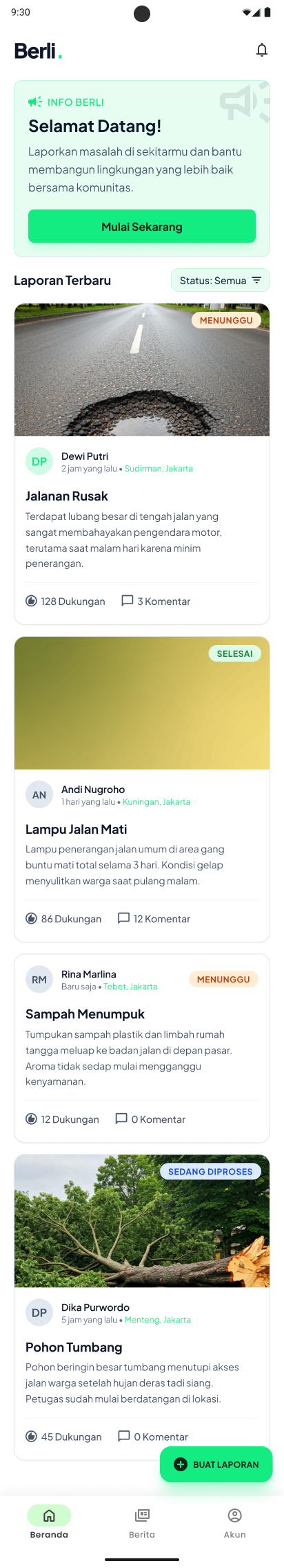 Berli report detail